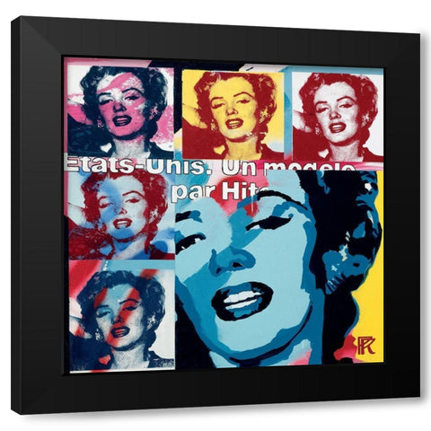 Un modele Black Modern Wood Framed Art Print by Raynal, Paul