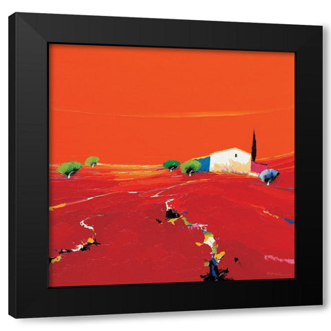 Lumiere dun jour Black Modern Wood Framed Art Print by Eurgal, Christian