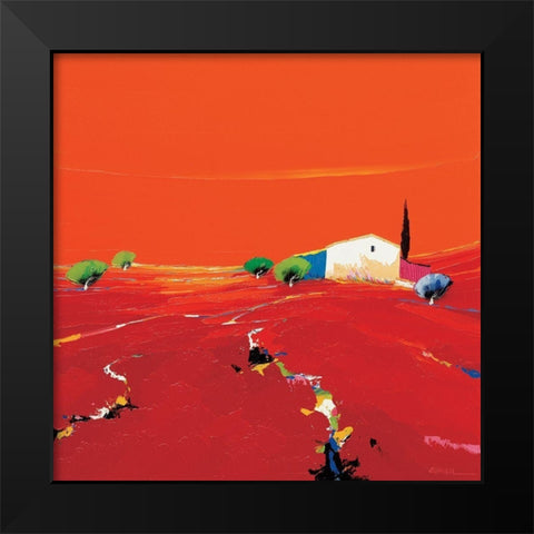 Lumiere dun jour Black Modern Wood Framed Art Print by Eurgal, Christian