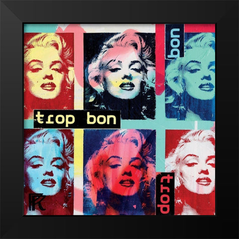 Trop bon Black Modern Wood Framed Art Print by Raynal, Paul