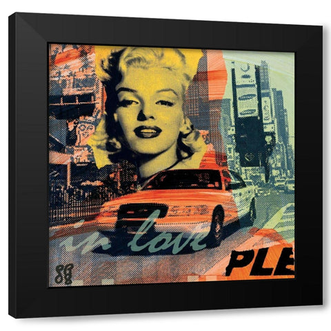 In Love Black Modern Wood Framed Art Print by Raynal, Paul