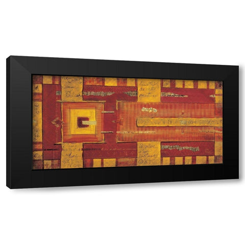 Le reve de cette nuit Black Modern Wood Framed Art Print with Double Matting by Moumen, Leila
