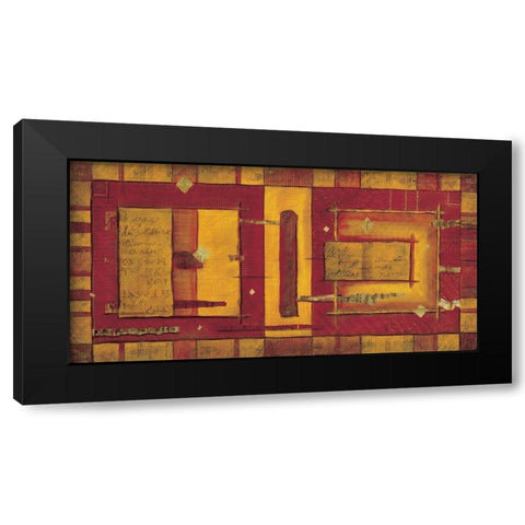 Le voyage solitaire Black Modern Wood Framed Art Print by Moumen, Leila