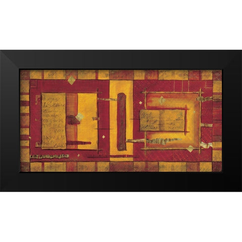 Le voyage solitaire Black Modern Wood Framed Art Print by Moumen, Leila