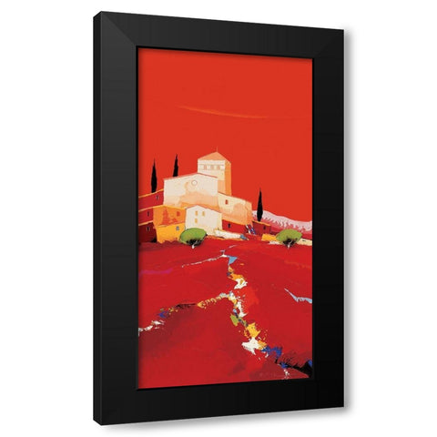 Le chemin de Vie Black Modern Wood Framed Art Print with Double Matting by Eurgal, Christian