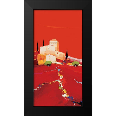 Le chemin de Vie Black Modern Wood Framed Art Print by Eurgal, Christian