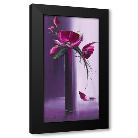 Elegance en mauve I Black Modern Wood Framed Art Print by Tramoni, Oliver