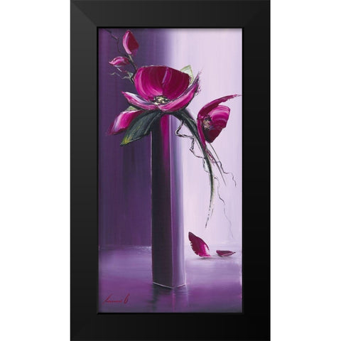 Elegance en mauve I Black Modern Wood Framed Art Print by Tramoni, Oliver