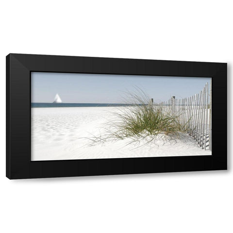 Plage 5 Black Modern Wood Framed Art Print by Braun Studio
