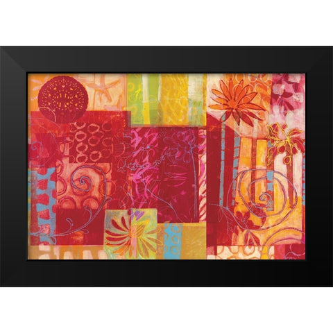 Invitation a la lumiere Black Modern Wood Framed Art Print by Carvalho, Cecile de