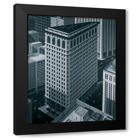 Flatiron   Black Modern Wood Framed Art Print by Peyret, Eric