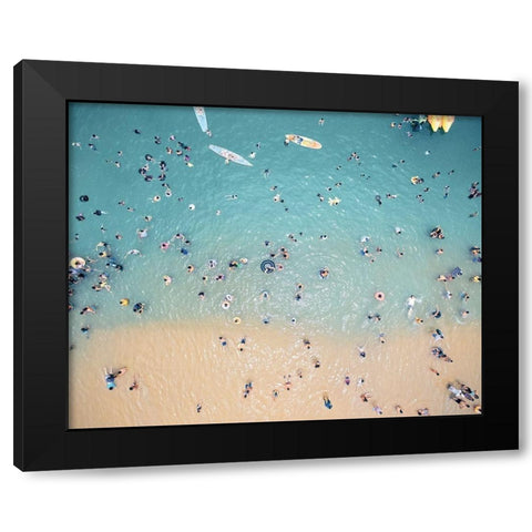 Au bain Black Modern Wood Framed Art Print by Braun Studio