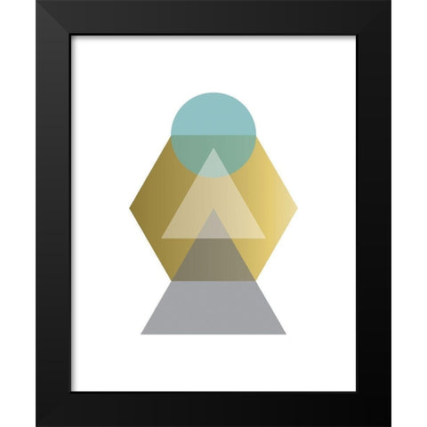 Art Deco 1 Black Modern Wood Framed Art Print by Braun Studio