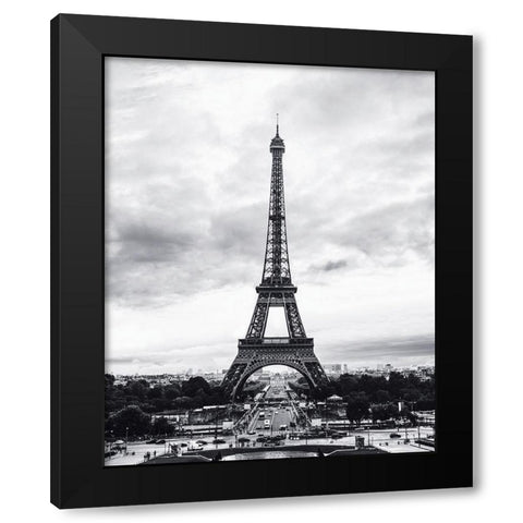 Tour Eiffel Black Modern Wood Framed Art Print by Braun Studio