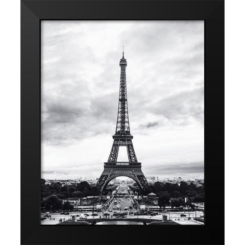 Tour Eiffel Black Modern Wood Framed Art Print by Braun Studio