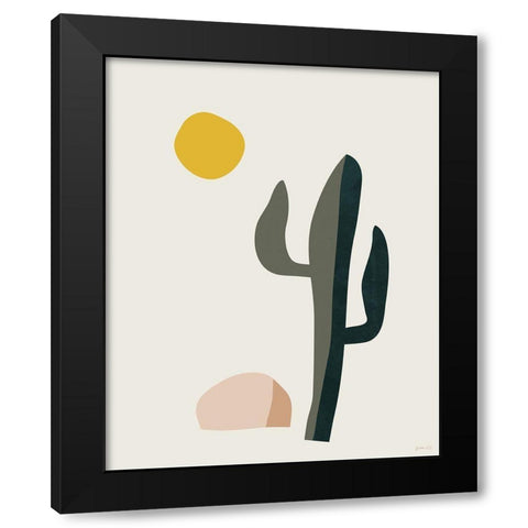 DÃ©sert 2 Black Modern Wood Framed Art Print by BRAUN Studio