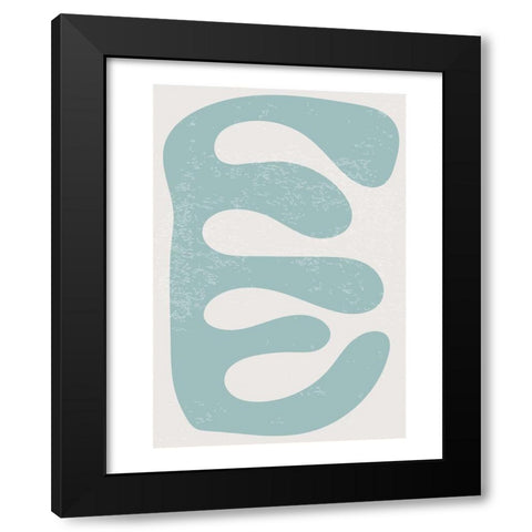 Feuille 1 Black Modern Wood Framed Art Print by BRAUN Studio