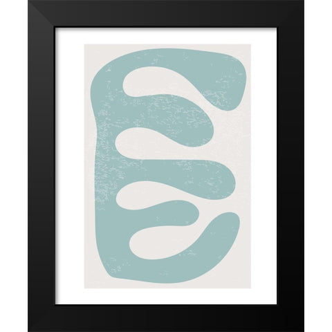 Feuille 1 Black Modern Wood Framed Art Print by BRAUN Studio