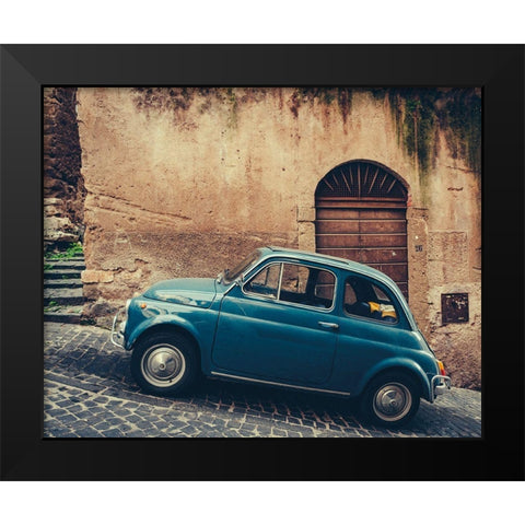 La 500 Black Modern Wood Framed Art Print by BRAUN Studio