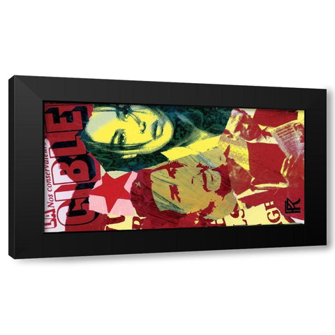 Sortie mercredi Black Modern Wood Framed Art Print with Double Matting by Raynal, Paul