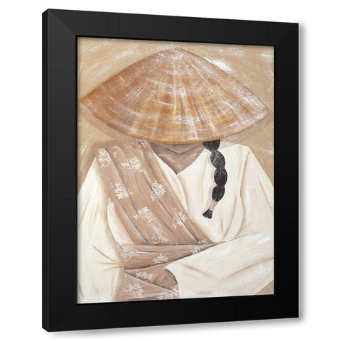 Le songe Black Modern Wood Framed Art Print with Double Matting by Dothy