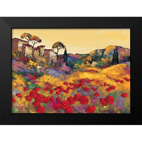 Le jour se leve Black Modern Wood Framed Art Print by Keiflin, Roger