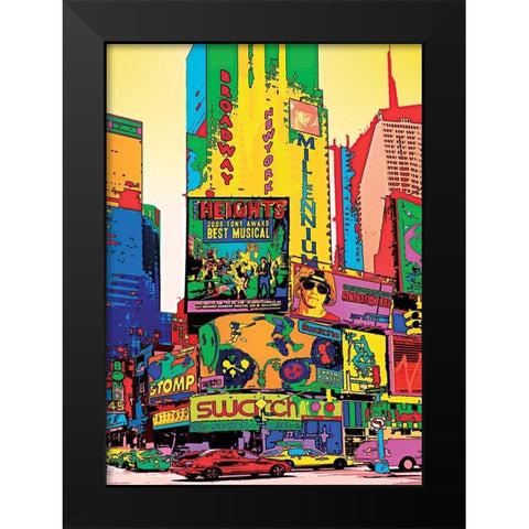 Millenium NYC Black Modern Wood Framed Art Print by Potron, Geraldine