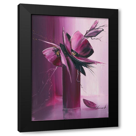 Envol  Black Modern Wood Framed Art Print with Double Matting by Tramoni, Oliver
