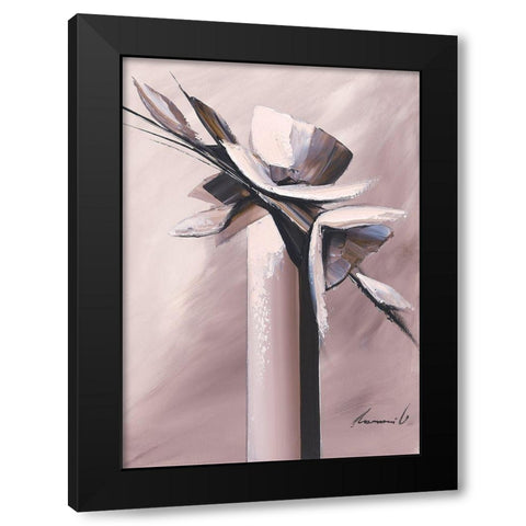 Harmonie en gris II Black Modern Wood Framed Art Print by Tramoni, Oliver