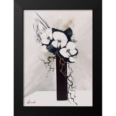 DeÂ´licatesse dorchideÂ´es II Black Modern Wood Framed Art Print by Tramoni, Oliver