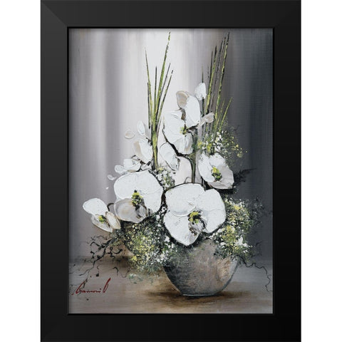 Univers dorchide es blanches I Black Modern Wood Framed Art Print by Tramoni, Oliver