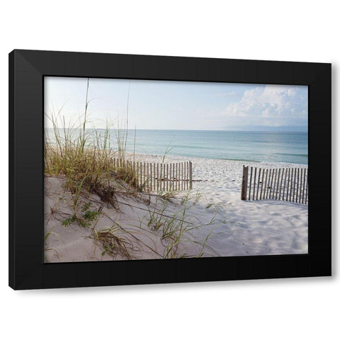 Plage 12 Black Modern Wood Framed Art Print by Braun Studio