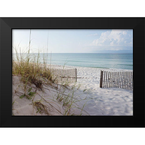 Plage 12 Black Modern Wood Framed Art Print by Braun Studio