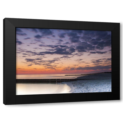 Ponton 2 Black Modern Wood Framed Art Print by Braun Studio