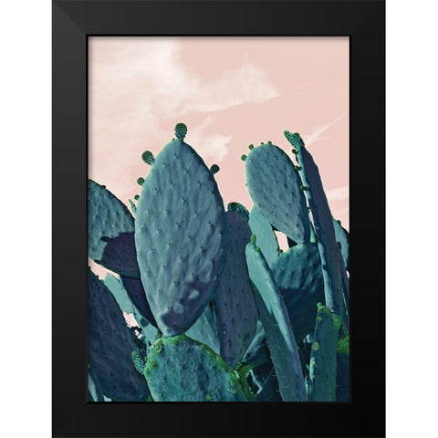 Figuiers Barbarie Black Modern Wood Framed Art Print by Braun Studio