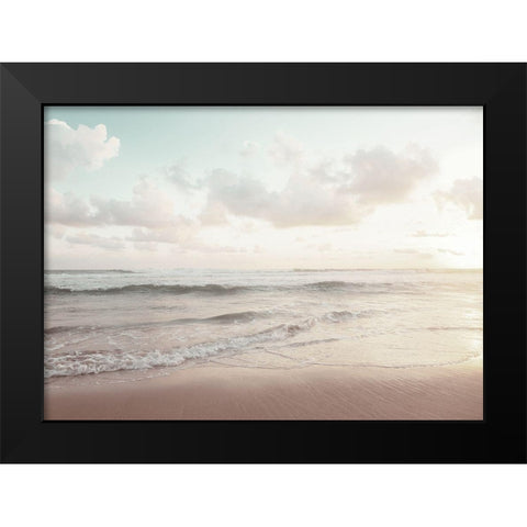 Bord de mer 1 Black Modern Wood Framed Art Print by BRAUN Studio