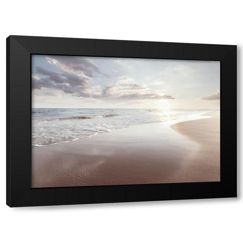 Bord de mer 2 Black Modern Wood Framed Art Print by BRAUN Studio