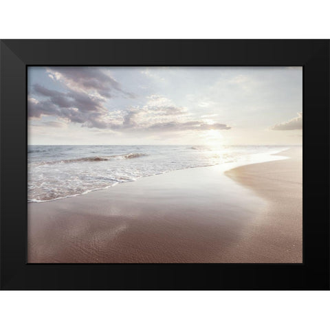 Bord de mer 2 Black Modern Wood Framed Art Print by BRAUN Studio