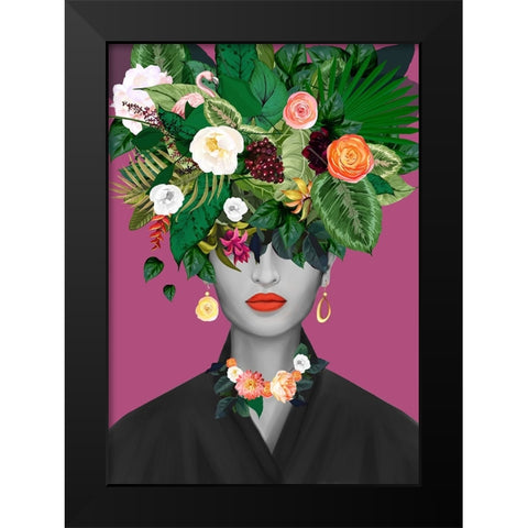 Braun Studio - Frida II Black Modern Wood Framed Art Print by Braun Studio