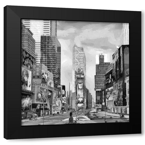 My lovely New York II Black Modern Wood Framed Art Print by Medeiros, Celito