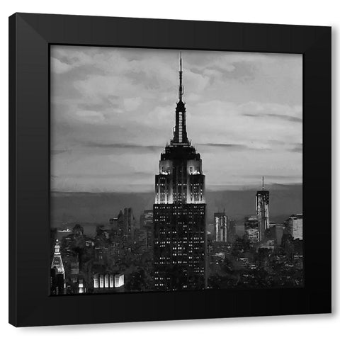 My lovely New York VIII Black Modern Wood Framed Art Print by Medeiros, Celito