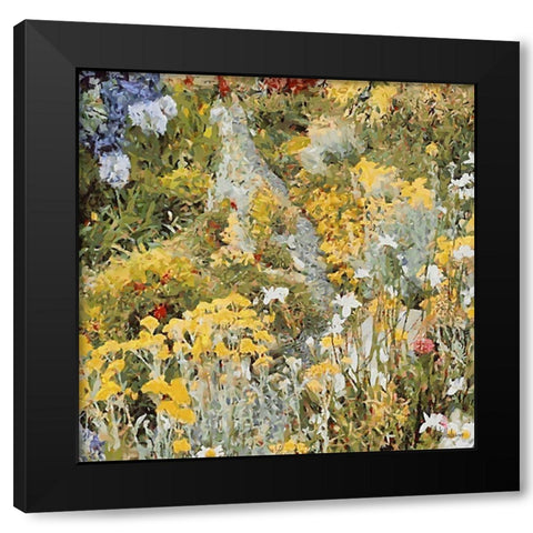 Landscapes in Monet Style III Black Modern Wood Framed Art Print by Medeiros, Celito