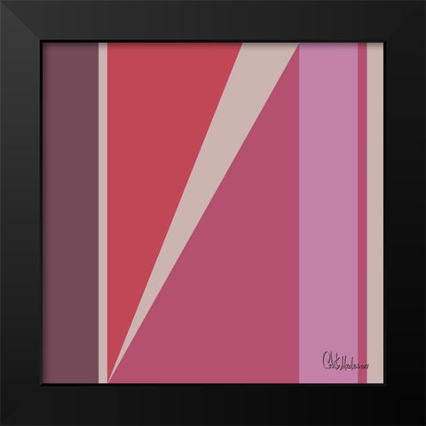 A Game with Abstract Shapes XXVI Black Modern Wood Framed Art Print by Medeiros, Celito