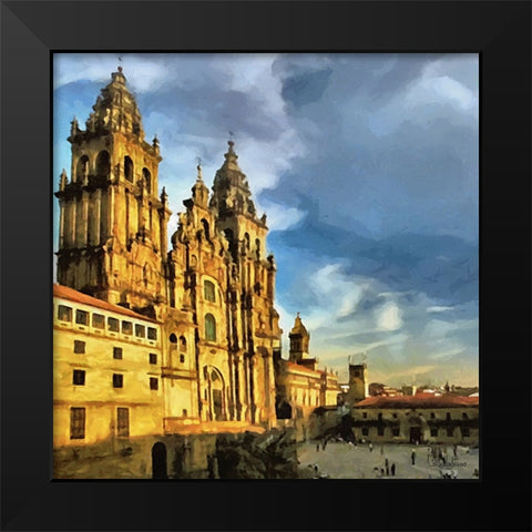 The Cathedral Black Modern Wood Framed Art Print by Medeiros, Celito