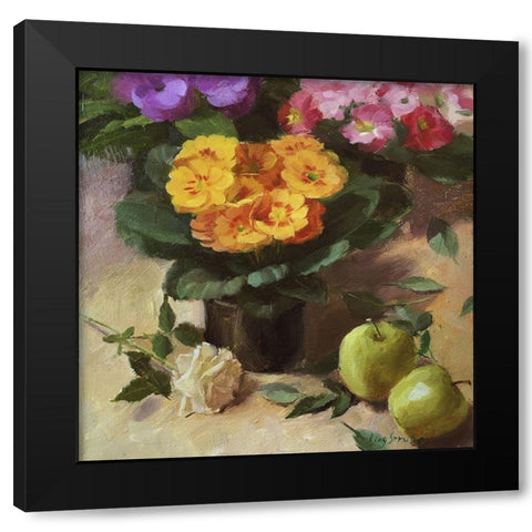 Happy Day II Black Modern Wood Framed Art Print by Strube, Ling