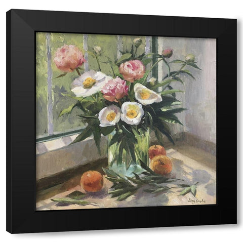 Spring Sunshine Black Modern Wood Framed Art Print with Double Matting by Strube, Ling