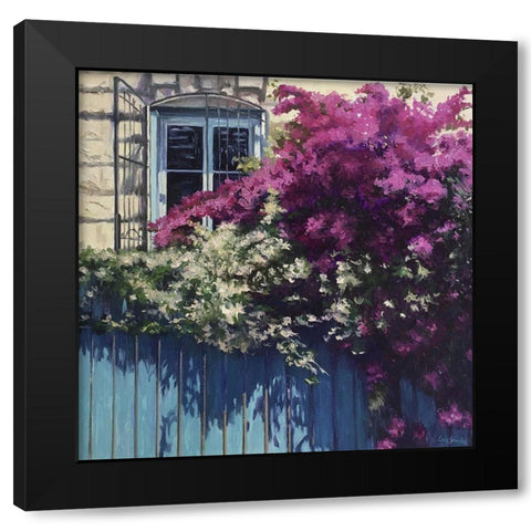 Summer Impresion Black Modern Wood Framed Art Print by Strube, Ling