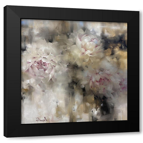 Four Chords Black Modern Wood Framed Art Print by Singatullin, Marsel