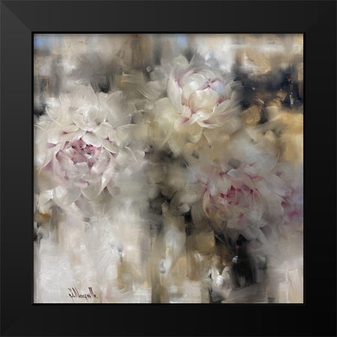 Four Chords Black Modern Wood Framed Art Print by Singatullin, Marsel