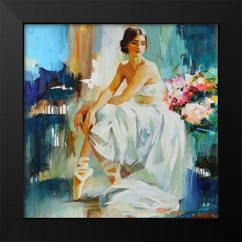 Perfect  Strenger Black Modern Wood Framed Art Print by Bond